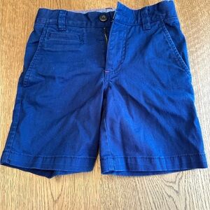 Mini Boden Boys Navy Chino Shorts Sz 6Y